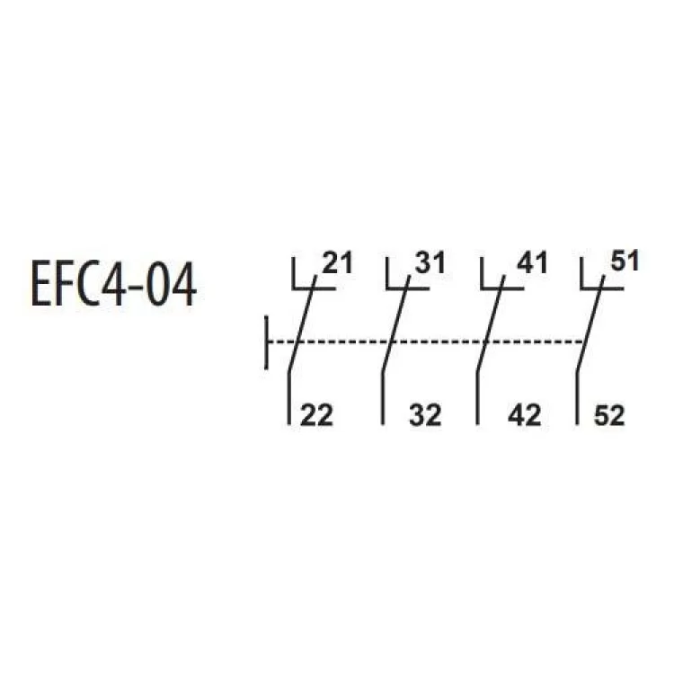 Блок-контакт ETI 004641545 EFC4-04 (4NC) ціна 537грн - фотографія 2
