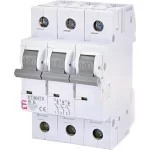 Автоматичний вимикач ETI 002115512 ETIMAT 6 3p B 6А (6 kA)