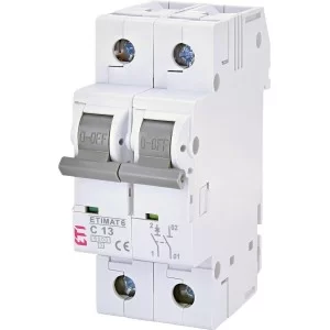 Автоматичний вимикач ETI 002142515 ETIMAT 6 1p+N C 13А (6 kA)