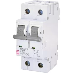 Автоматичний вимикач ETI 002142517 ETIMAT 6 1p+N з 20А (6 kA)
