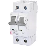 Автоматичний вимикач ETI 002163508 ETIMAT 6 2p D 2A (6kA)