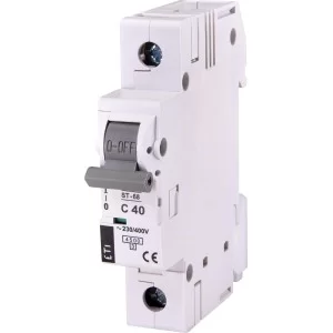 Автоматичний вимикач ETI 002181320 ST-68 1p з 40А (4.5 kA)