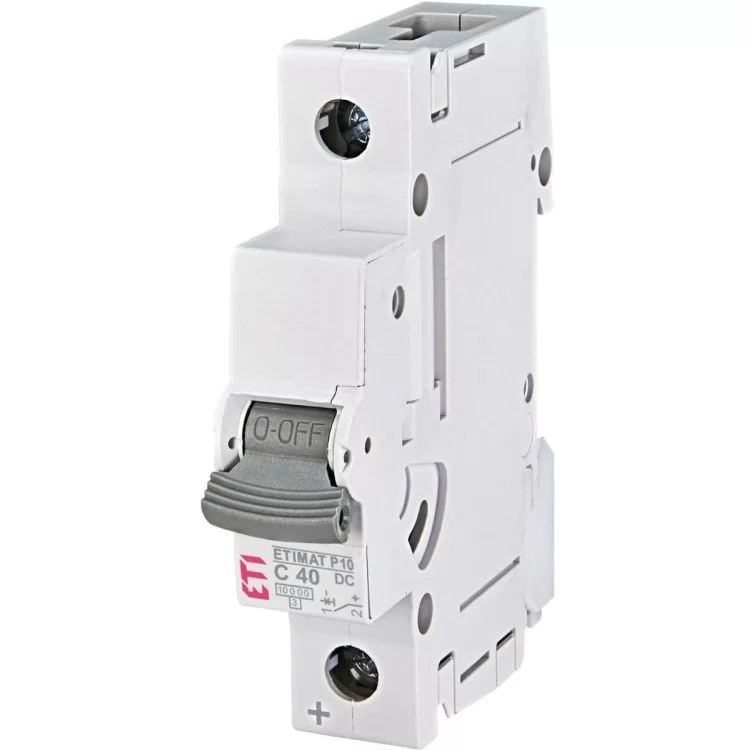 Автоматичний вимикач ETI 264001106 ETIMAT P10 DC 1p з 40A (10kA)