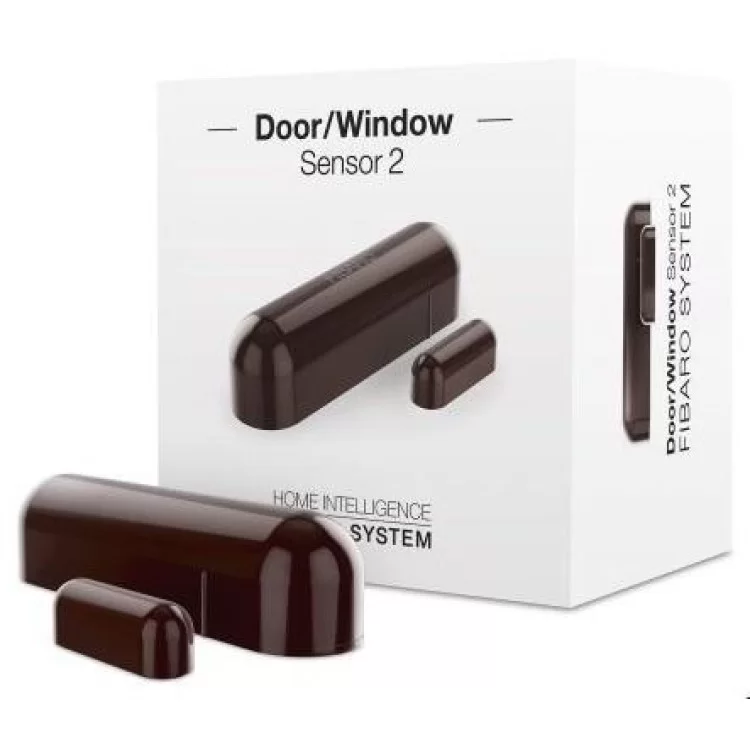 Умный датчик открытия Fibaro FGDW-002-7_ZW5 Door/Window Sensor 2 Z-Wave 3V ER14250 (темно-коричневый) цена 1 890грн - фотография 2