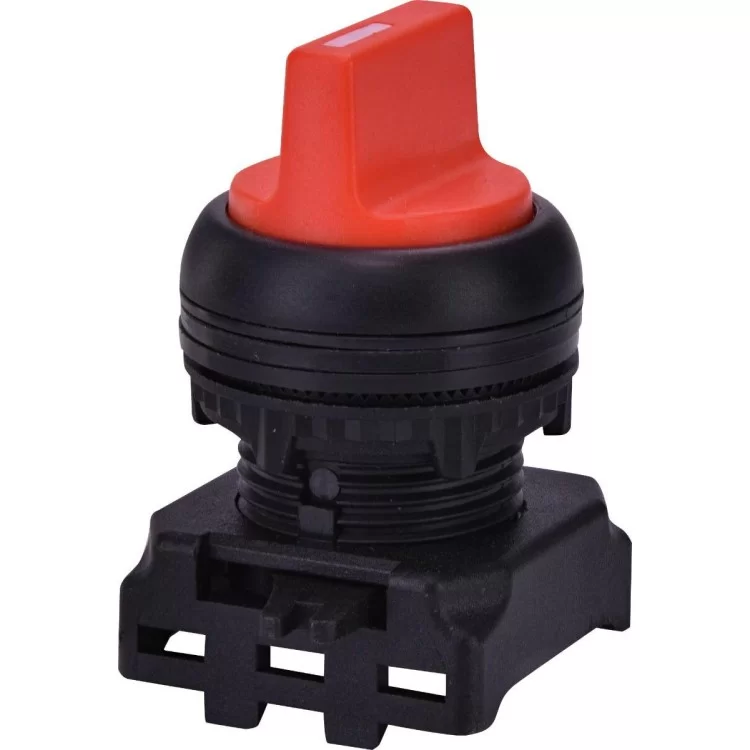 Двохпозиційний поворотний вимикач ETI 004771310 EGS2-S-R без фіксації 0-1 45° (червоний)