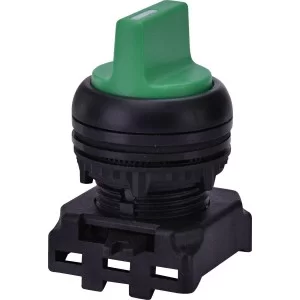 Двохпозиційний поворотний вимикач ETI 004771321 EGS2-N90-G з фіксацією 0-1 90° (зелений)