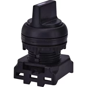 Двохпозиційний поворотний вимикач ETI 004771322 EGS2-N90-C з фіксацією 0-1 90° (чорний)