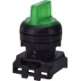 Двохпозиційний поворотний вимикач ETI 004771331 EGS2I-S-G без фіксації з підсвічуванням 0-1 45° (зелений)