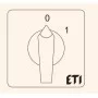 Кулачковый переключатель ETI 004773080 CS 10 10 U ES (3p «0-1» 10A)