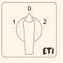 Кулачковый переключатель ETI 004773112 CS 16 52 U (2p «1-0-2» 16A)