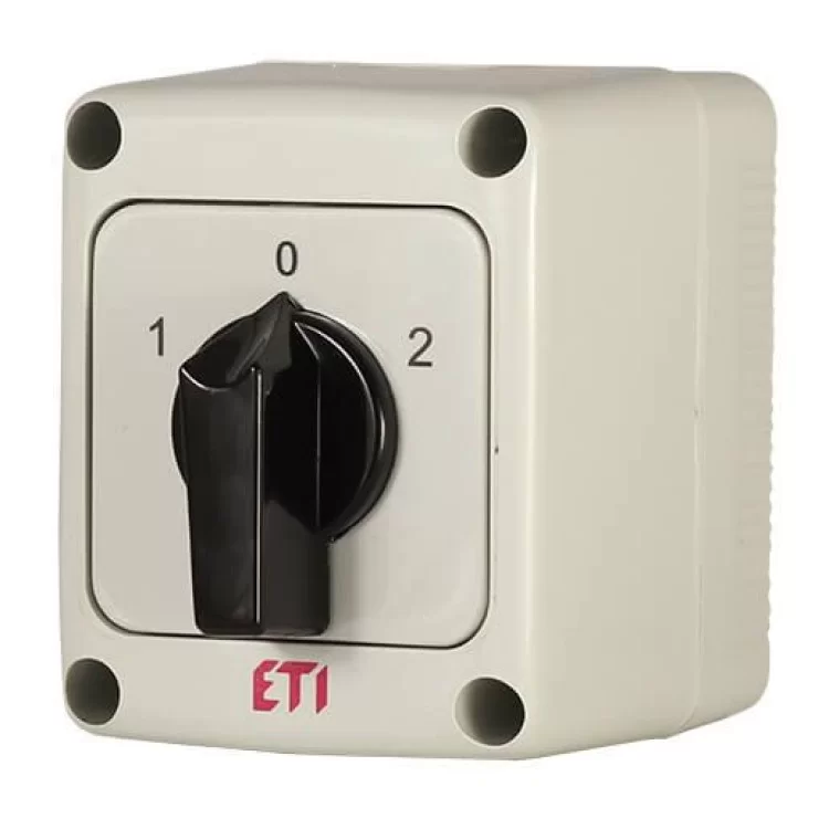 Кулачковый переключатель в корпусе ETI 004773192 CS 25 52 PN (2p «1-0-2» IP65 25A)