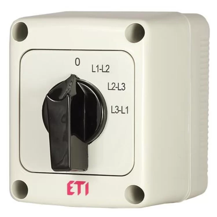 Кулачковий перемикач в корпусі ETI 004773204 CS 10 67 PN (фазної напруги IP65 10A)