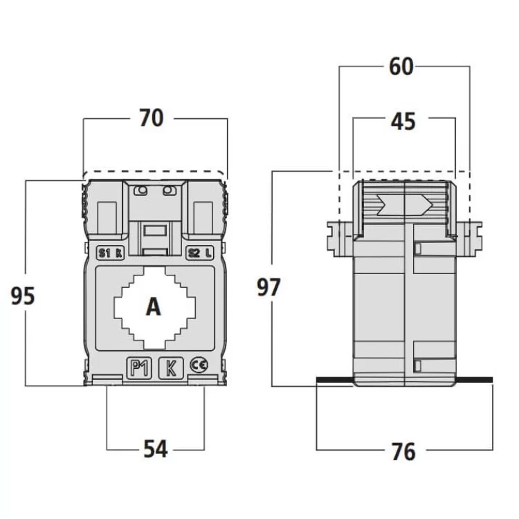 Трансформатор вимірювальний IME TA432 100/5А ціна 1 027грн - фотографія 2