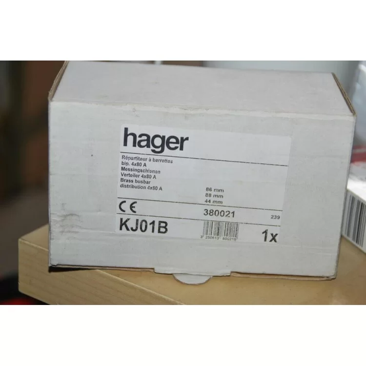 в продаже Блок разветвительный Hager 80A (вход 1х16мм2; выход 8х10мм2) - фото 3