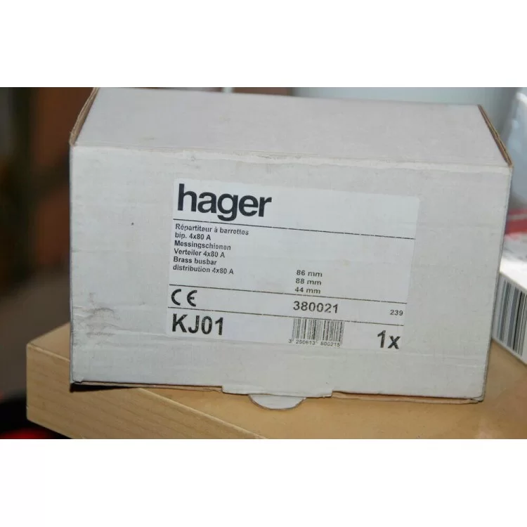 в продаже Блок разветвительный Hager 125A (вход 1х35мм2; выход 1х25мм2+10х16мм2) - фото 3
