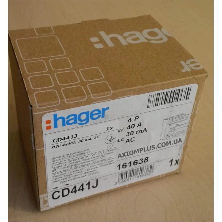 УЗО Hager CD441J (4х40А, 30 мА, АС) отзывы - изображение 5