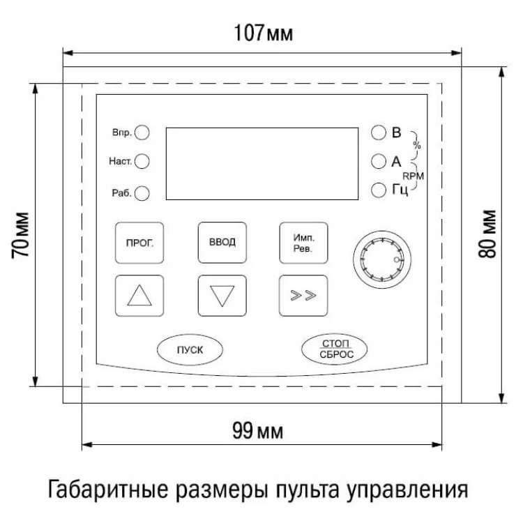 продаємо Перетворювач частоти IEK CONTROL-A310 380В 3Ф 0,75 кВт 2,3A (CNT-A310D33V0075TEZ) в Україні - фото 4