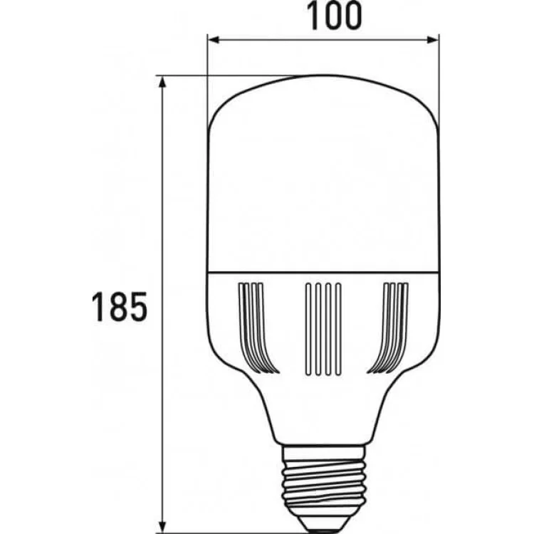Светодиодная лампа Euroelectric Plastic 30Вт E27 6500K цена 241грн - фотография 2