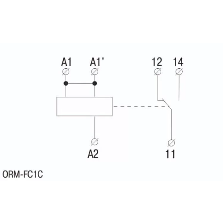 Интерфейсное реле IEK ORM 4 1 контактная группа 24В DC/AC цена 481грн - фотография 2