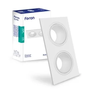 Встраиваемый поворотный светильник Feron DL0385 белый