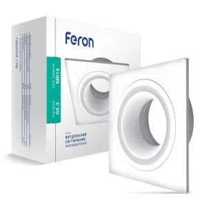 Встраиваемый неповоротный светильник Feron DL6140 белый