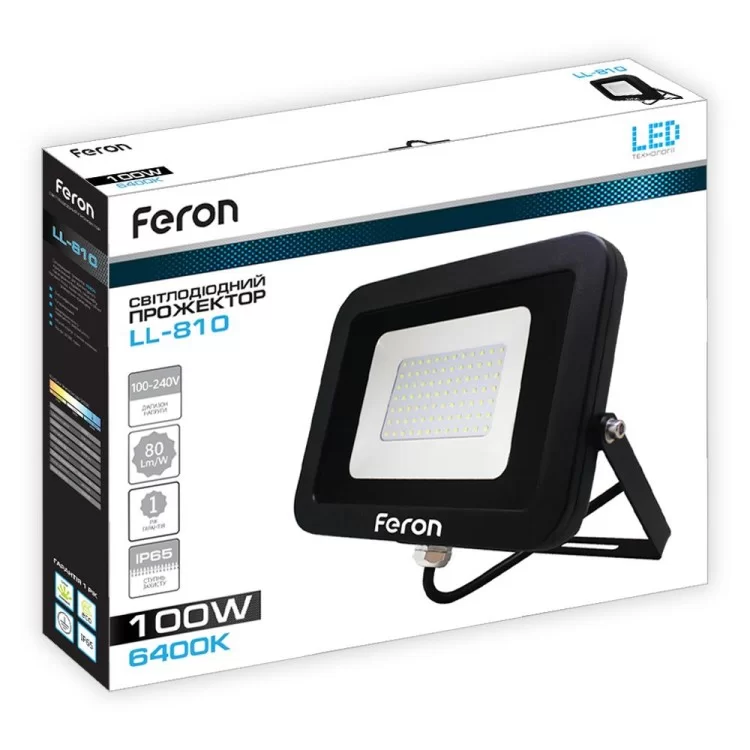 Світлодіодний прожектор Feron LL-810 100W ціна 892грн - фотографія 2