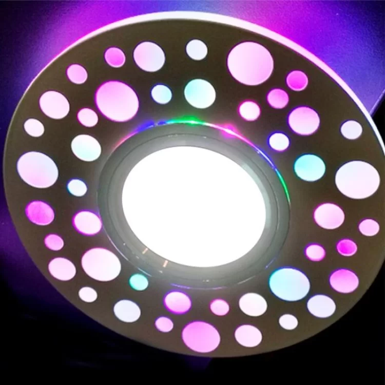 Встраиваемый светильник Feron CD989 с RGB подсветкой цена 115грн - фотография 2