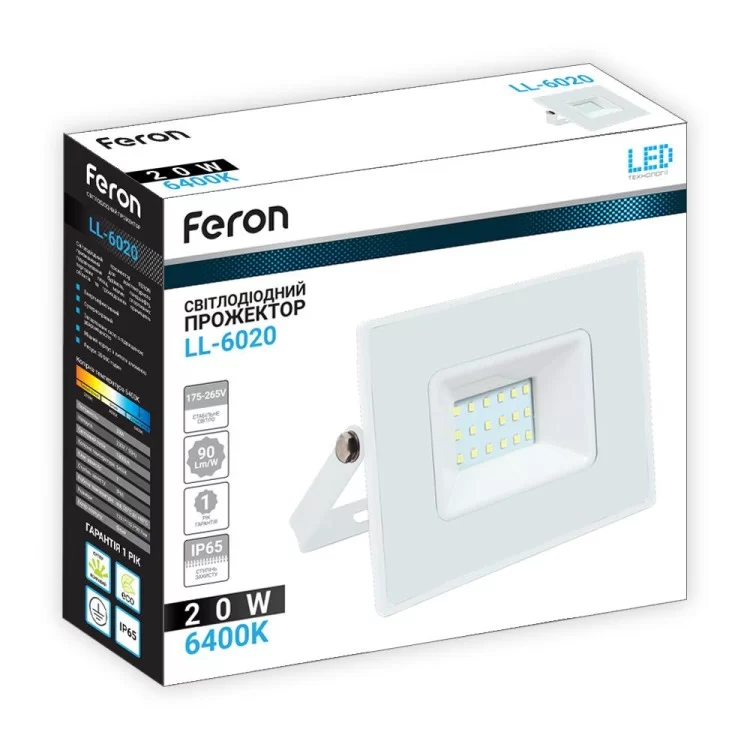 в продаже Светодиодный прожектор Feron LL-6020 20W - фото 3