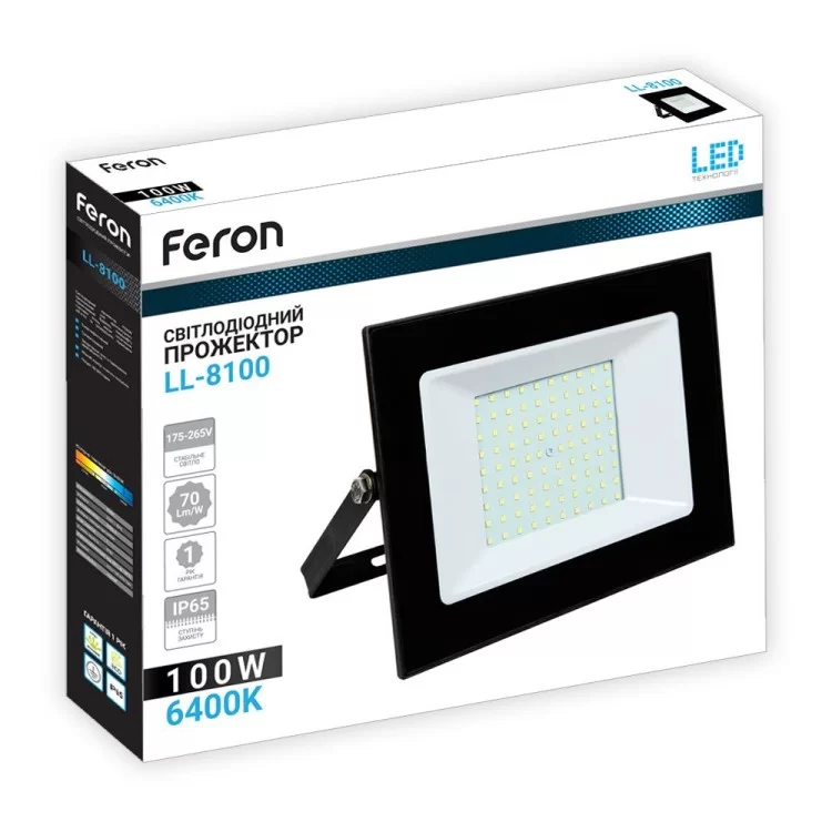 Світлодіодний прожектор Feron LL-8100 100W інструкція - картинка 6