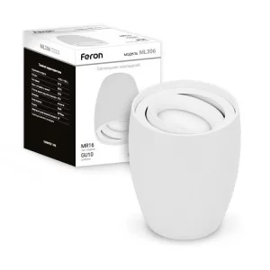 Накладной светильник Feron ML306 белый