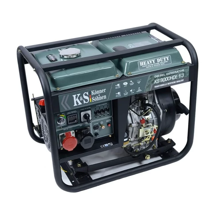 Дизельний генератор KS 9000 HDE-1/3, Könner&Söhnen 6,8кВт ціна 42 295грн - фотографія 2