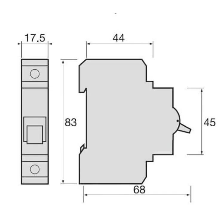 Автоматический выключатель NDN350 (3p,D,50А) Hager цена 1 459грн - фотография 2