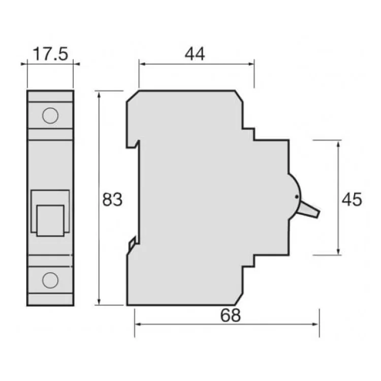 в продаже Автоматический выключатель NDN306 (3p,D,6А) Hager - фото 3
