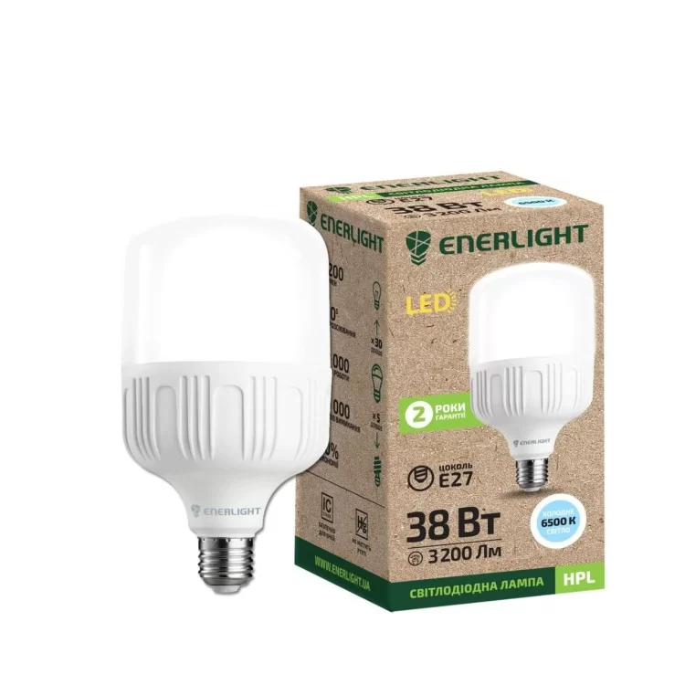 Светодиодная лампа Enerlight HPL 38Вт 3200Лм цена 245грн - фотография 2