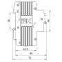 Диференційний вимикач струму IEK АВДТ34 C63 100мА (MAD22-6-063-C-100)