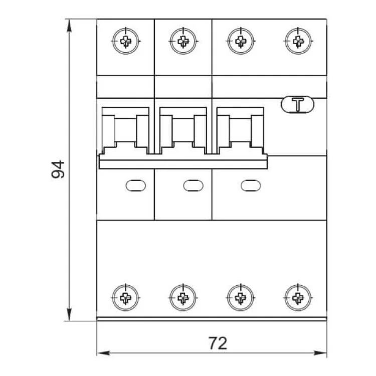 Дифференциальный выключатель тока IEK АВДТ34 C63 30мА (MAD22-6-063-C-30) цена 1 037грн - фотография 2