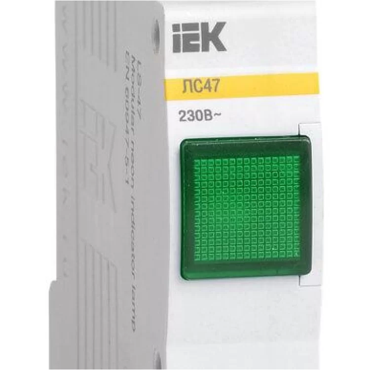Сигнальна лампа ЛС-47 зелена неон, IEK ціна 56грн - фотографія 2