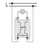 Одноклавішний Двополюсний механізм вимикача Schneider Electric Aquadesign MTN3102-0000