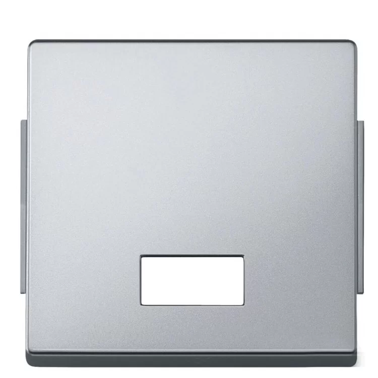 Клавіша Schneider Electric Aquadesign MTN343860 з прямокутним віконцем для символів, «під алюміній»