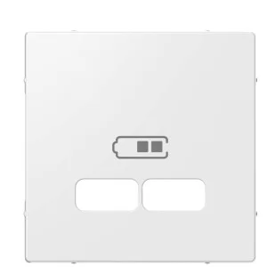Накладка USB розетки Schneider Electric Merten System M MTN4367-0319 (полярно белый)