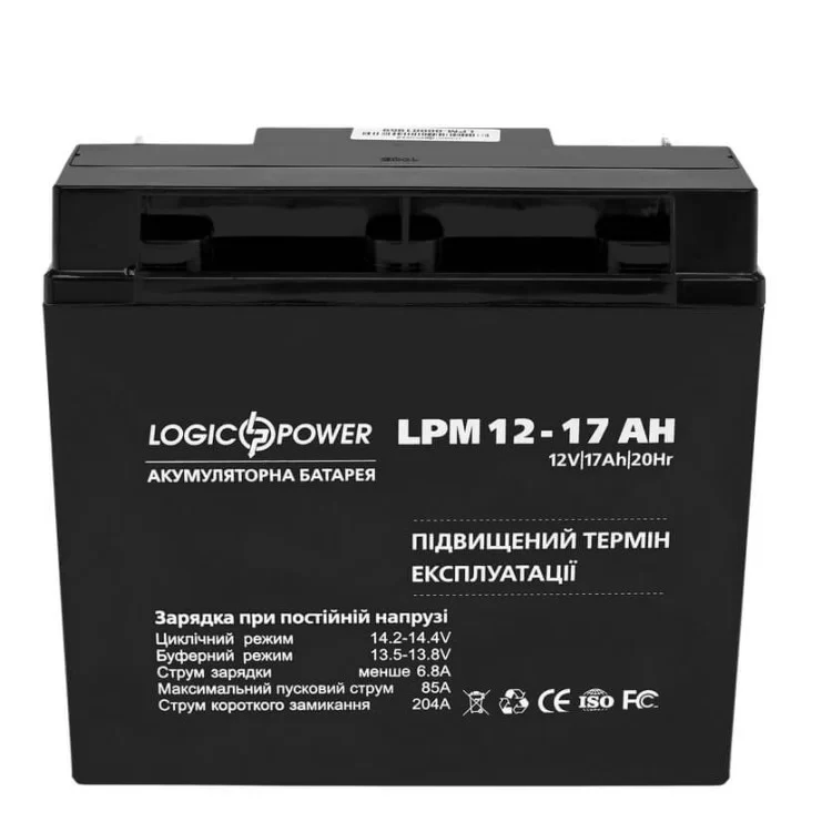 Акумулятор AGM LPM 12 - 17 AH ціна 1 155грн - фотографія 2