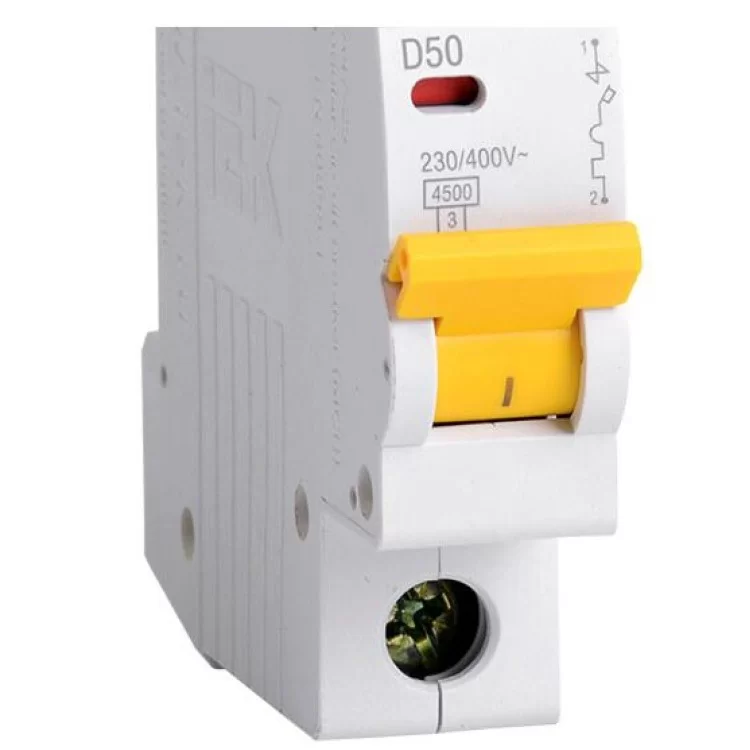 Автоматичний вимикач IEK ВА47-29 1P 50A 4,5кА «D» (MVA20-1-050-D) ціна 153грн - фотографія 2