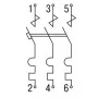 Автоматичний вимикач IEK ВА47-60 3Р 2А 6кА «С» (MVA41-3-002-C)