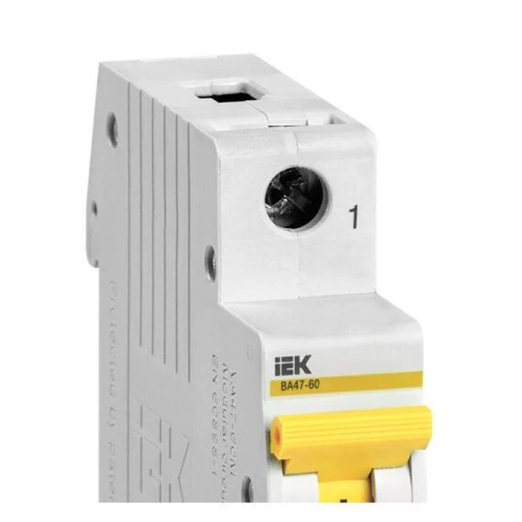 в продажу Автоматичний вимикач IEK ВА47-60 1Р 16А 6кА «B» (MVA41-1-016-B) - фото 3