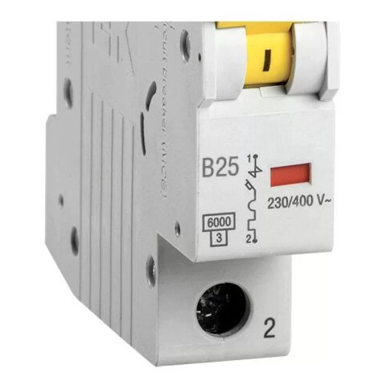 Автоматический выключатель IEK ВА47-60 1Р 25А 6кА «B» (MVA41-1-025-B) цена 119грн - фотография 2