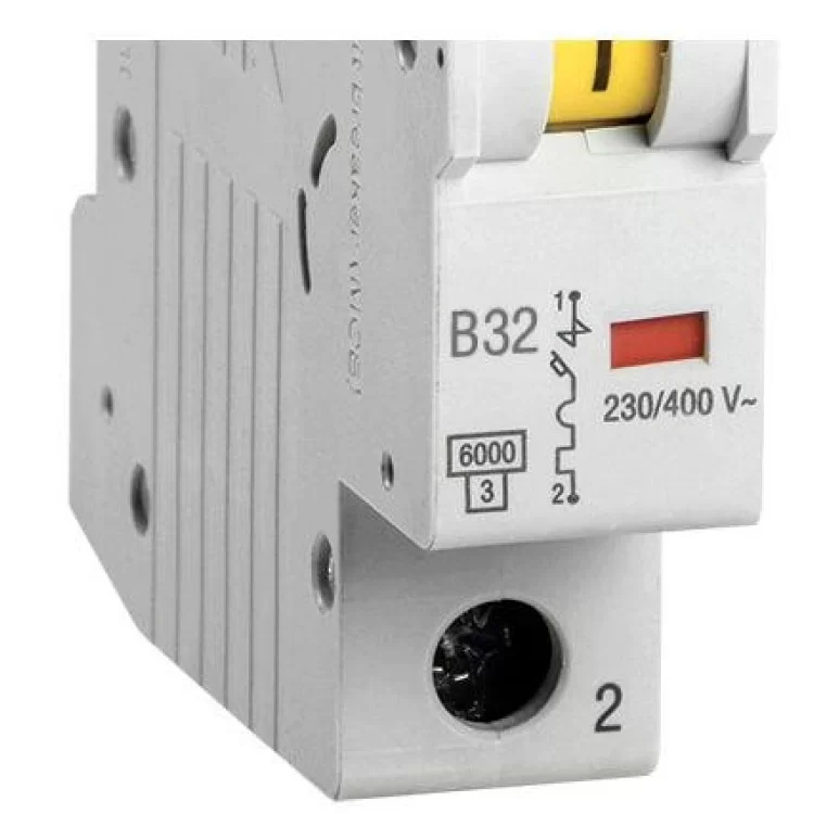 Автоматичний вимикач IEK ВА47-60 1Р 32А 6кА «B» (MVA41-1-032-B) ціна 121грн - фотографія 2