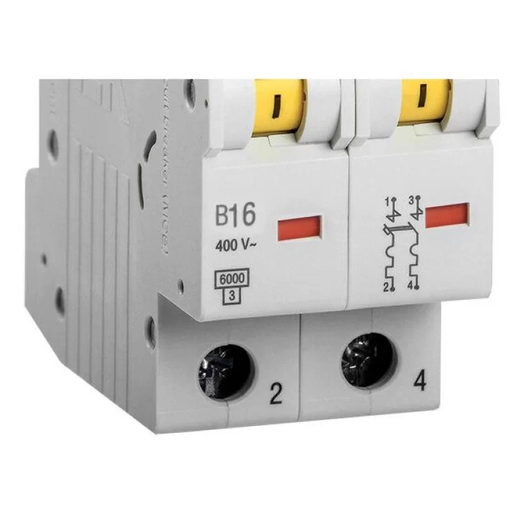 Автоматический выключатель IEK ВА47-60 2Р 16А 6кА «B» (MVA41-2-016-B) цена 235грн - фотография 2