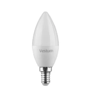 Лампа LED Vestum C37 6Вт 3000K E14