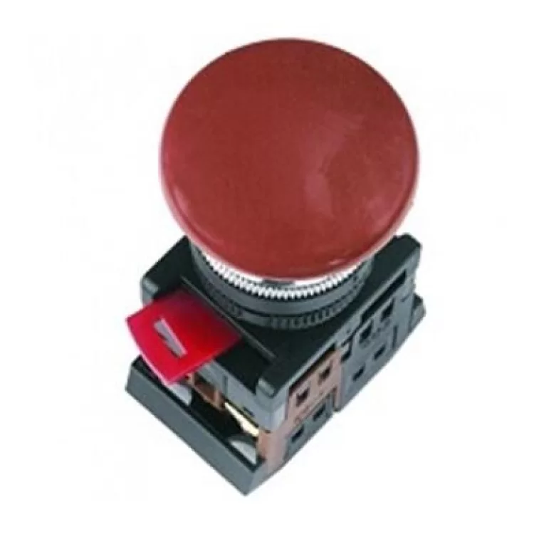 Кнопка AEА-22 «Грибок» червона Ø22мм 1з+1р IEK ціна 150грн - фотографія 2