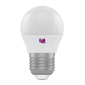 Лампочка LED D45 7Вт PA10L Elm 3000К, E27